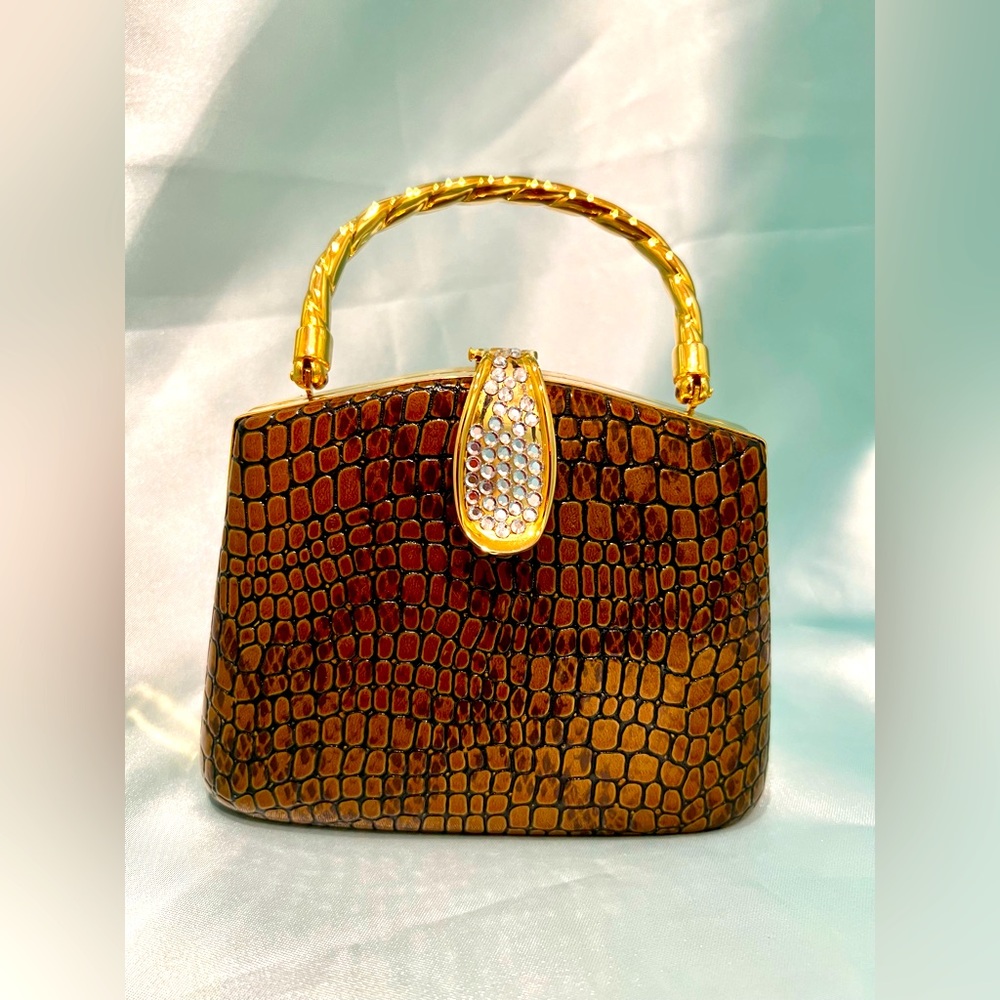 Golden Jewel Evening Clutch Purse